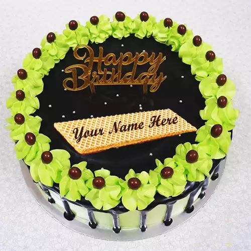 Chocolate Cake For Sister With Name